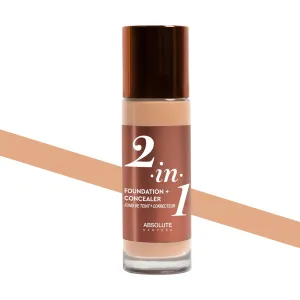 Absolute New York 2-in-1 Foundation + Concealer 35ml – MFFC02 Natural Shell